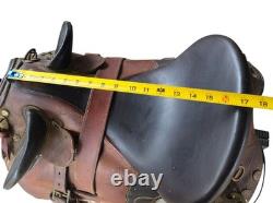 Australian Stock Saddle 17'' Metal Stirrups Down Under Saddle Supply