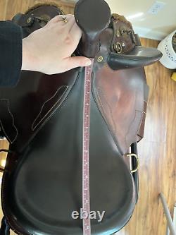 Australian Stock Saddle Co. Saddle Fox Poley Saddle Crossover Western English