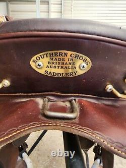 Australian Stock Saddle, Western Hybrid Southern Cross Saddlery