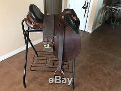 Australian saddle 18 Kimberly Down Under Wide Tree with cinch