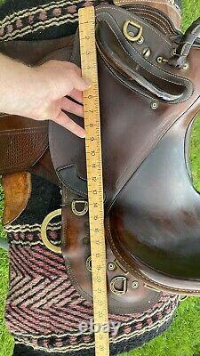 Australian saddle hybrid western stock saddle with adjustable tree