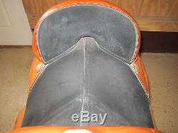 Authentic Bob Marshall Treeless Saddle with Cozy Fleece for Winter Riding