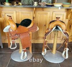 Authentic Western Horse Saddle Bar Stool Barstool Decor Counter/ Sold individual