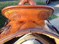 Awesome custom made High back buckaroo Saddle Made By Saddle Maker Jack Carroll