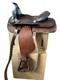 B Bar B Saddlery Leather Western Saddle For Horseback Riding