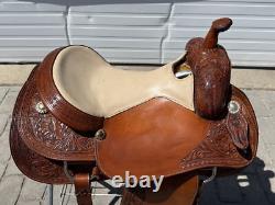 B&C Handcrafted 16.5 Western Reiner Saddle