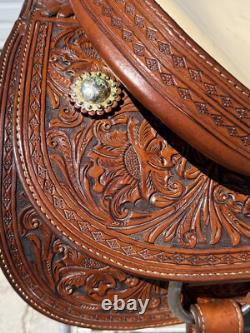 B&C Handcrafted 16.5 Western Reiner Saddle