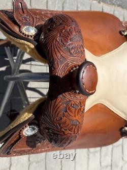 B&C Handcrafted 16.5 Western Reiner Saddle