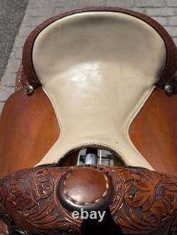 B&C Handcrafted 16.5 Western Reiner Saddle