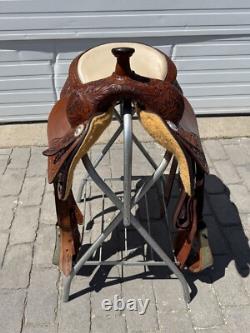 B&C Handcrafted 16.5 Western Reiner Saddle