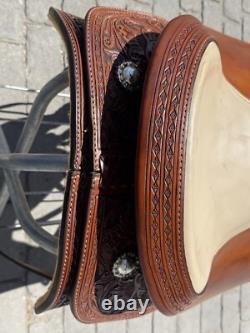 B&C Handcrafted 16.5 Western Reiner Saddle