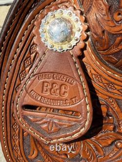B&C Handcrafted 16.5 Western Reiner Saddle