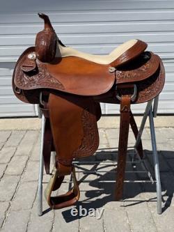 B&C Handcrafted 16.5 Western Reiner Saddle