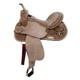 Barrel Saddle 15 Weathered Steer Fqhb Stainless Hardware Aluminum Stirrups