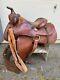 Beautiful Western Horse Saddle 15 Brown Leather 1300 In Very Good Condition