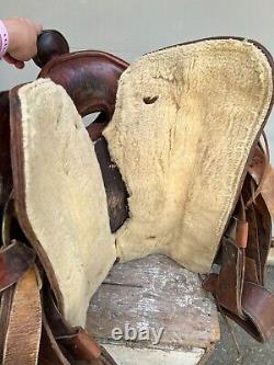 BEAUTIFUL Western Horse Saddle 15 Brown Leather 1300 In Very Good Condition