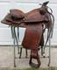 Big W Saddlery 1215 Buckstitch Floral Tooled Trail Show Western Saddle 14.5