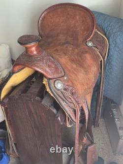 Balanced Ride Western Saddle Custom One Of A Kind I Paid 6300