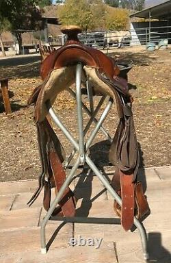Beautiful 15 Ozark Leather Co. Western Saddle All Funds to Charity
