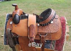 Beautiful Billy Cook Roughout Rough Out Justin Roper Saddle-Nearly New-NoReserve