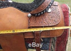 Beautiful Billy Cook Roughout Rough Out Justin Roper Saddle-Nearly New-NoReserve