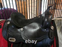 Beautiful Black Western Saddle