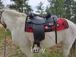 Beautiful Black Western Saddle