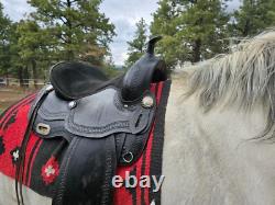 Beautiful Black Western Saddle