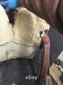 Beautiful Brown 16 Western Saddle Tooled Leather BY CARL BRACKINS