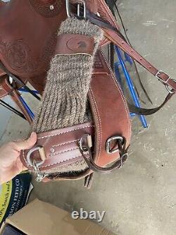 Beautiful Diamond K Tooled Western saddle