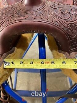 Beautiful Diamond K Tooled Western saddle