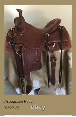 Beautiful Diamond K Tooled Western saddle