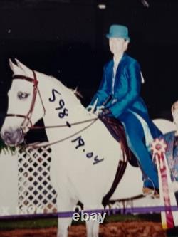 Beautiful Final Touch Custom Silk Saddle Seat Show Outfit
