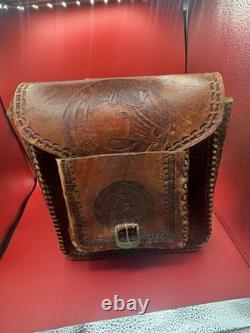 Beautiful Handcrafted Aztec Horse Saddle (Real Leather)