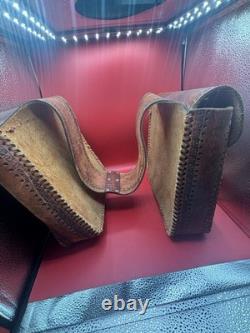 Beautiful Handcrafted Aztec Horse Saddle (Real Leather)