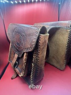 Beautiful Handcrafted Aztec Horse Saddle (Real Leather)