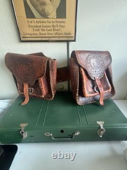 Beautiful Handcrafted Aztec Horse Saddle (Real Leather)