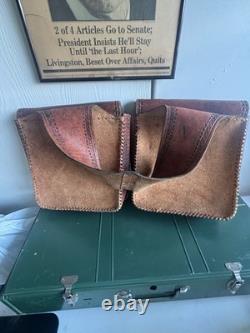 Beautiful Handcrafted Aztec Horse Saddle (Real Leather)