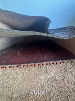 Beautiful Handcrafted Aztec Horse Saddle (Real Leather)