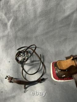 Beautiful Handmade Miniature Western Saddle Set For Model Horses