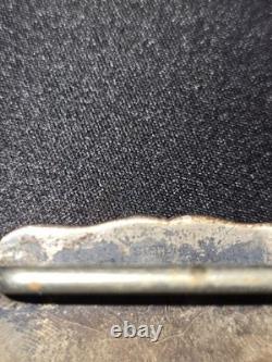 Beautiful Rare Western Rowell Saddle Co. Sterling Silver Belt Buckle c. 1950s