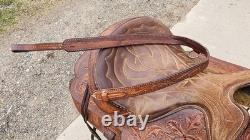 Beautiful Vintage Western Saddle Hereford Tex Tan