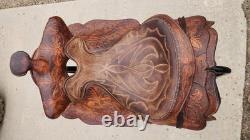 Beautiful Vintage Western Saddle Hereford Tex Tan