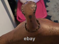 Beautifully Tooled Vintage Western Saddle Leather 15 inch Youth Riding Roping