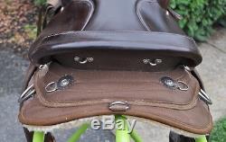 Big Horn 122- Brown Synthetic Cordura and Leather Endurance Saddle- 16 Used