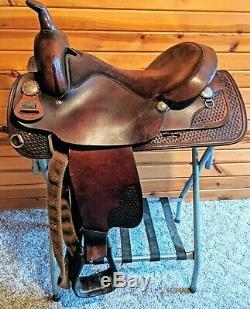 Big Horn 16.5 Western Trail Saddle Model 918 all Leather, Used, Very Comfy