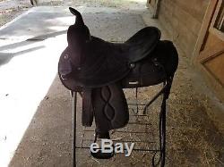 Big Horn 16 Synthetic Suede Gaited Trail Saddle