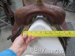 Big Horn Barrel Racer Saddle 14 FQHB Used Great Condition