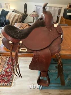 Big Horn Haflinger Tree Western Trail Saddle 17
