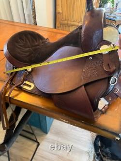 Big Horn Haflinger Tree Western Trail Saddle 17